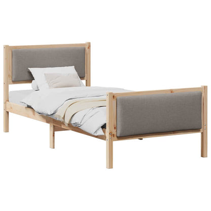 Struttura del letto con testiera Talpa 90 x 190 cm Tessuto | homemem39