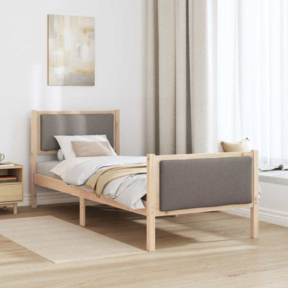 Struttura del letto con testiera Talpa 75 x 190 cm Tessuto | homemem39