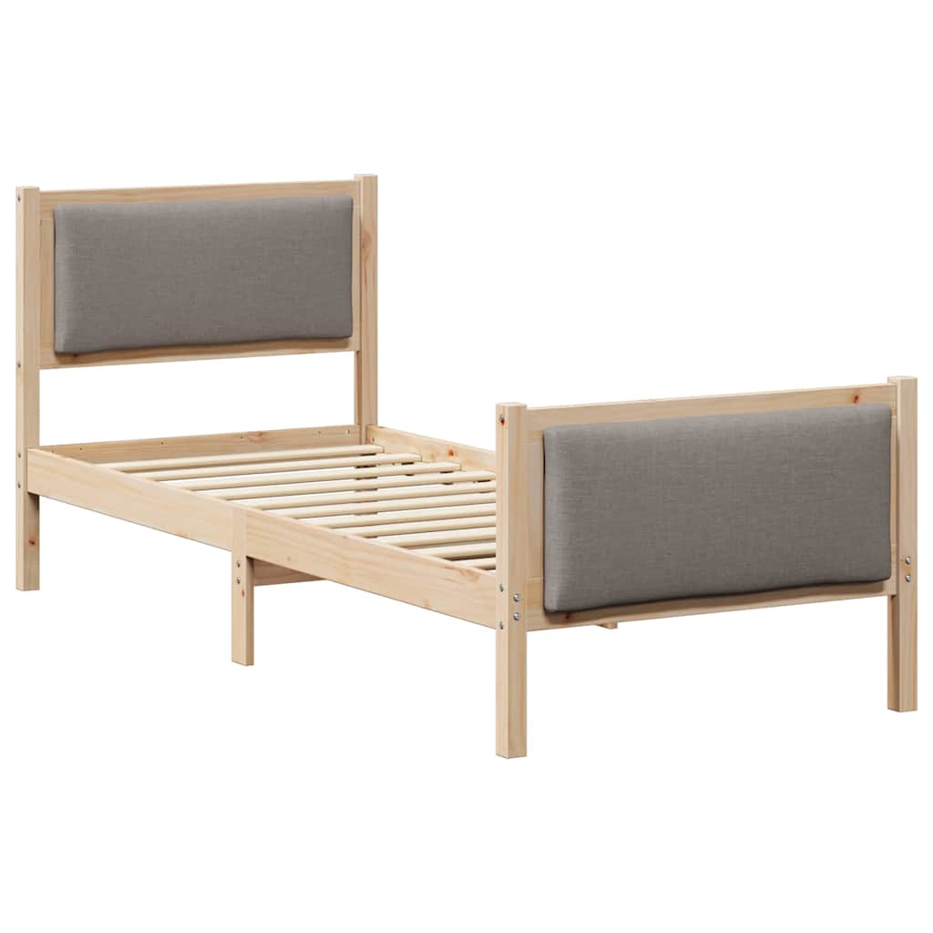 Struttura del letto con testiera Talpa 75 x 190 cm Tessuto | homemem39