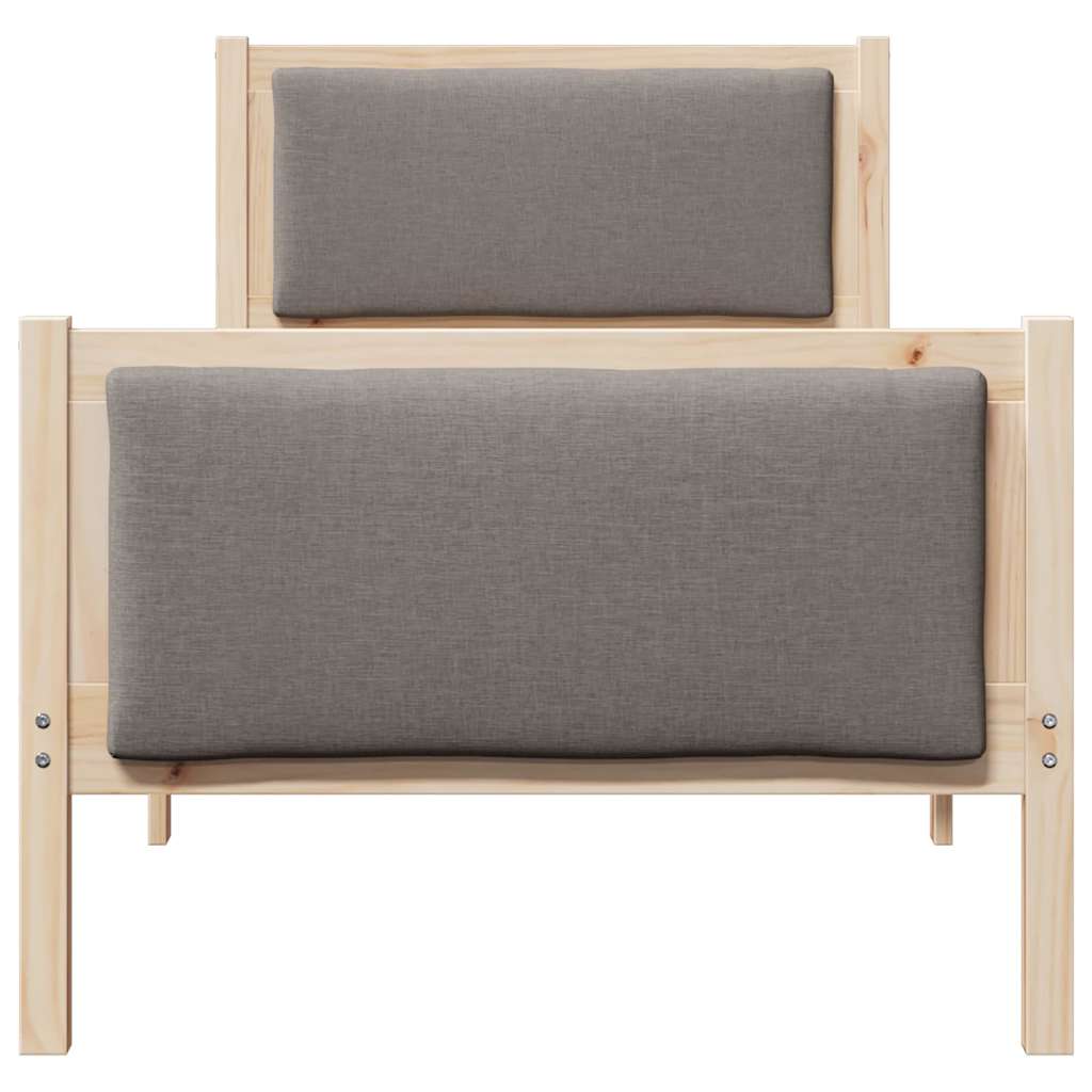 Struttura del letto con testiera Talpa 75 x 190 cm Tessuto | homemem39