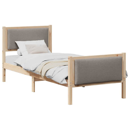 Struttura del letto con testiera Talpa 75 x 190 cm Tessuto | homemem39