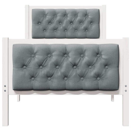 Struttura del letto Grigio chiaro 75 x 190 cm Pino massello | homemem39