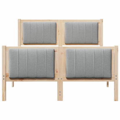 Struttura del Letto Marrone e grigio chiaro 120 x 200 cm | homemem39