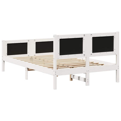 Struttura del Letto Bianco e grigio chiaro 120 x 200 cm | homemem39