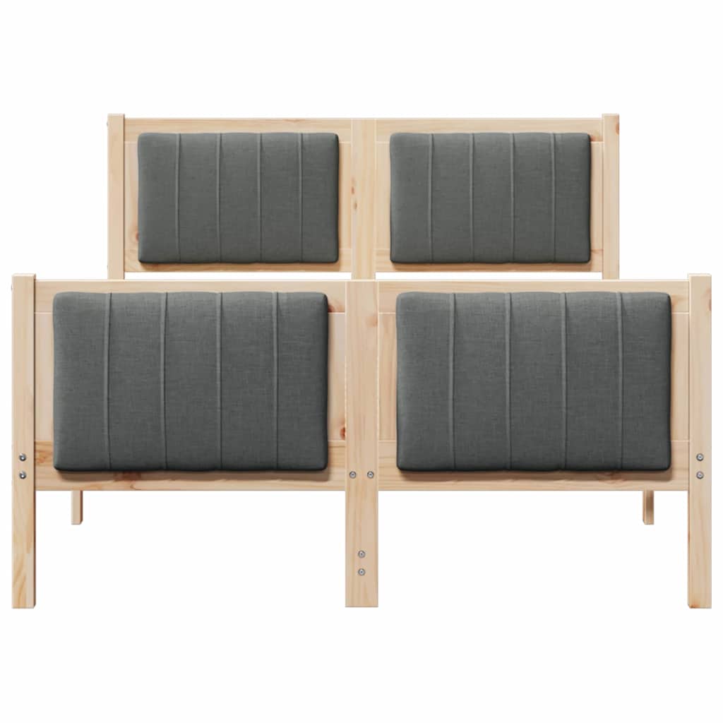 Struttura del Letto marrone e grigio scuro 120 x 190 cm | homemem39
