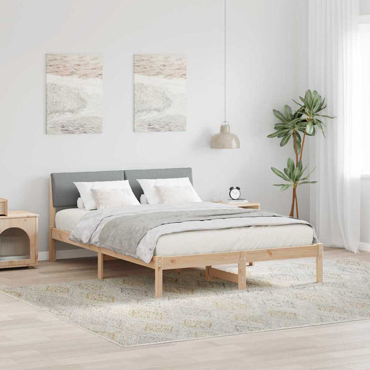 Struttura del Letto Marrone e grigio chiaro 150 x 200 cm