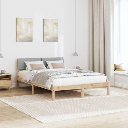 Struttura del Letto Marrone e grigio chiaro 150 x 200 cm | homemem39