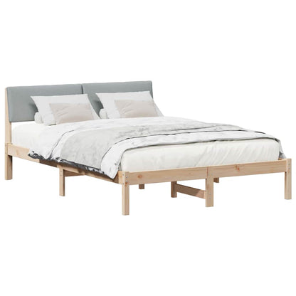 Struttura del Letto Marrone e grigio chiaro 150 x 200 cm | homemem39