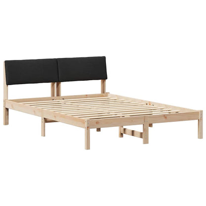 Struttura del Letto con testiera Marrone e nero 150 x 200 cm | homemem39