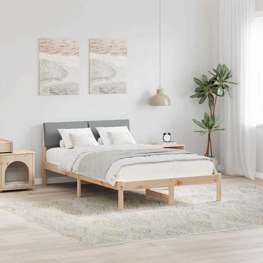 Struttura del Letto Marrone e grigio chiaro 120 x 200 cm | homemem39