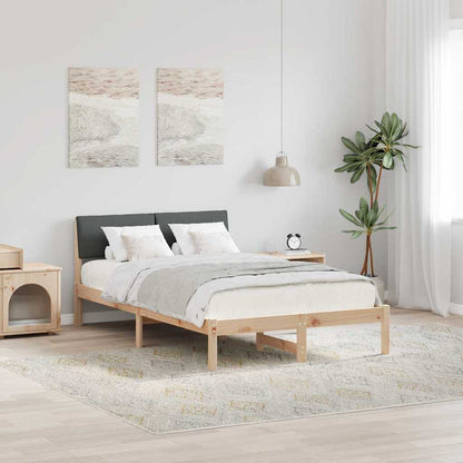 Struttura del Letto marrone e grigio scuro 120 x 200 cm | homemem39