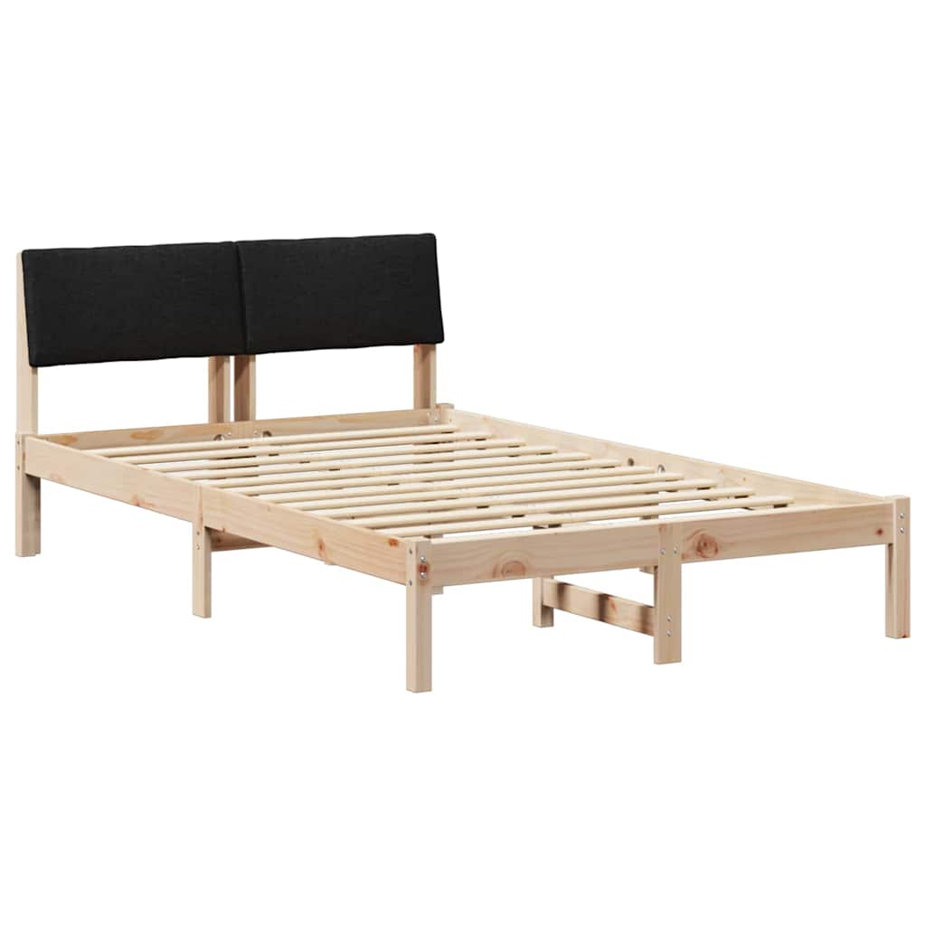 Struttura del Letto con testiera Marrone e nero 120 x 200 cm | homemem39