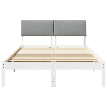 Struttura del Letto Bianco e grigio chiaro 120 x 200 cm | homemem39