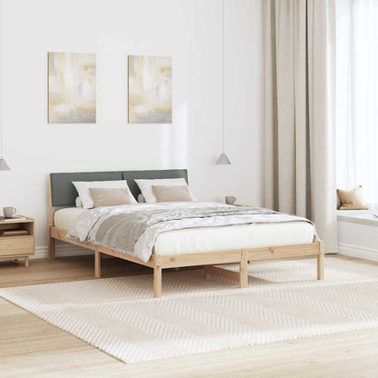 Struttura del Letto marrone e grigio scuro 135 x 190 cm | homemem39