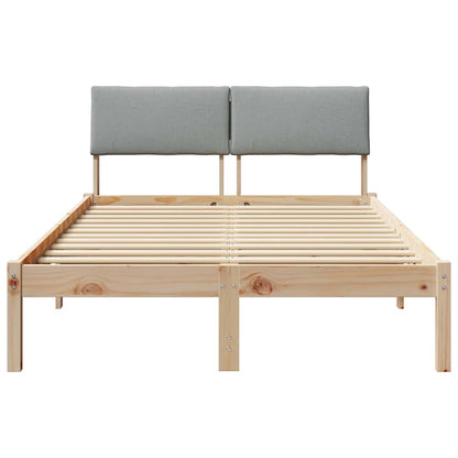 Struttura del Letto Marrone e grigio chiaro 120 x 190 cm | homemem39