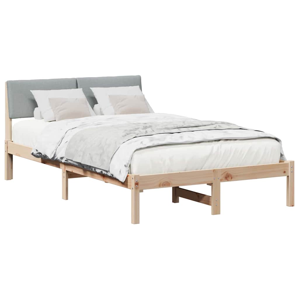 Struttura del Letto Marrone e grigio chiaro 120 x 190 cm | homemem39