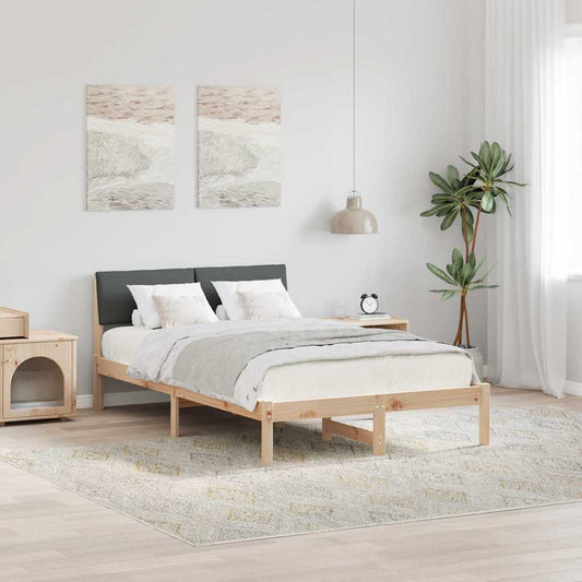 Struttura del Letto marrone e grigio scuro 120 x 190 cm | homemem39
