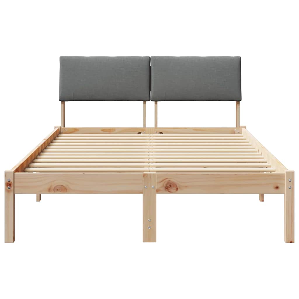 Struttura del Letto marrone e grigio scuro 120 x 190 cm | homemem39