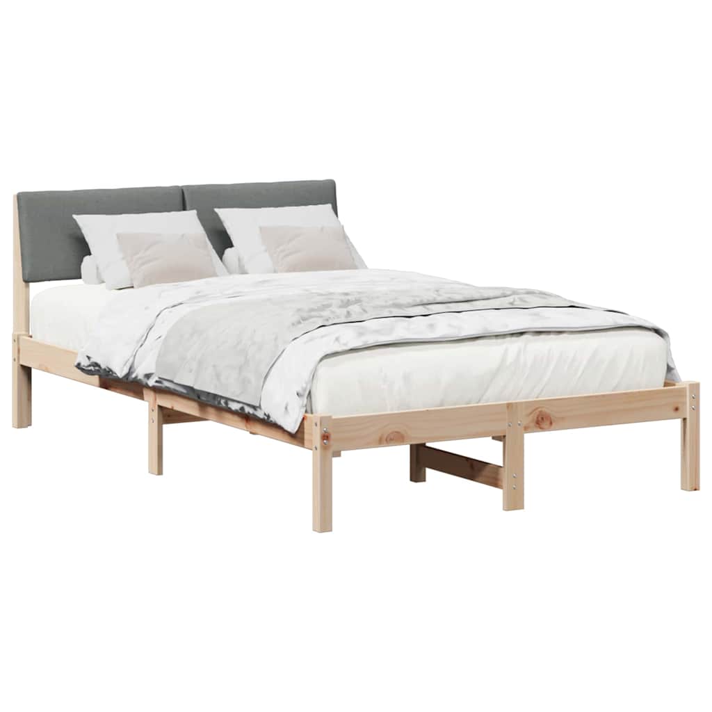 Struttura del Letto marrone e grigio scuro 120 x 190 cm | homemem39
