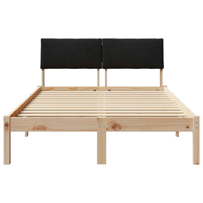 Struttura del Letto con testiera Marrone e nero 120 x 190 cm | homemem39