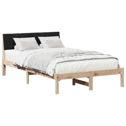 Struttura del Letto con testiera Marrone e nero 120 x 190 cm | homemem39