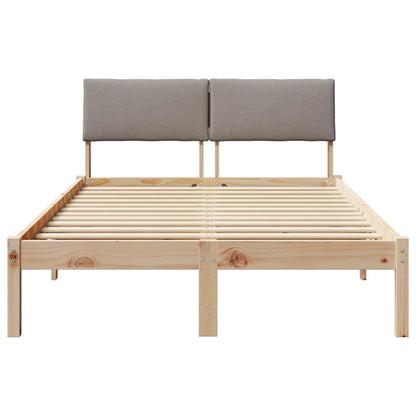 Struttura del Letto con testiera Marrone e taupe 120 x 190 cm | homemem39