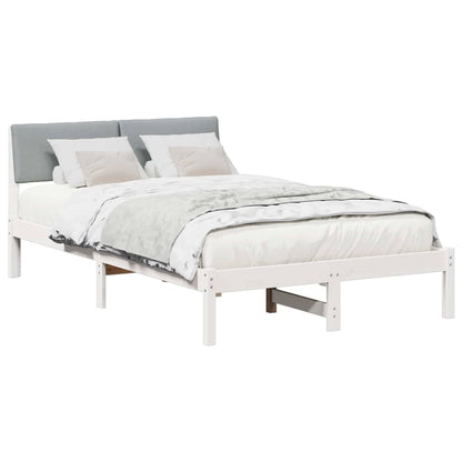 Struttura del Letto Bianco e grigio chiaro 120 x 190 cm | homemem39