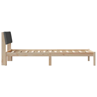 Struttura del Letto marrone e grigio scuro 100 x 200 cm | homemem39