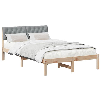 Struttura del Letto Marrone e grigio chiaro 120 x 200 cm | homemem39