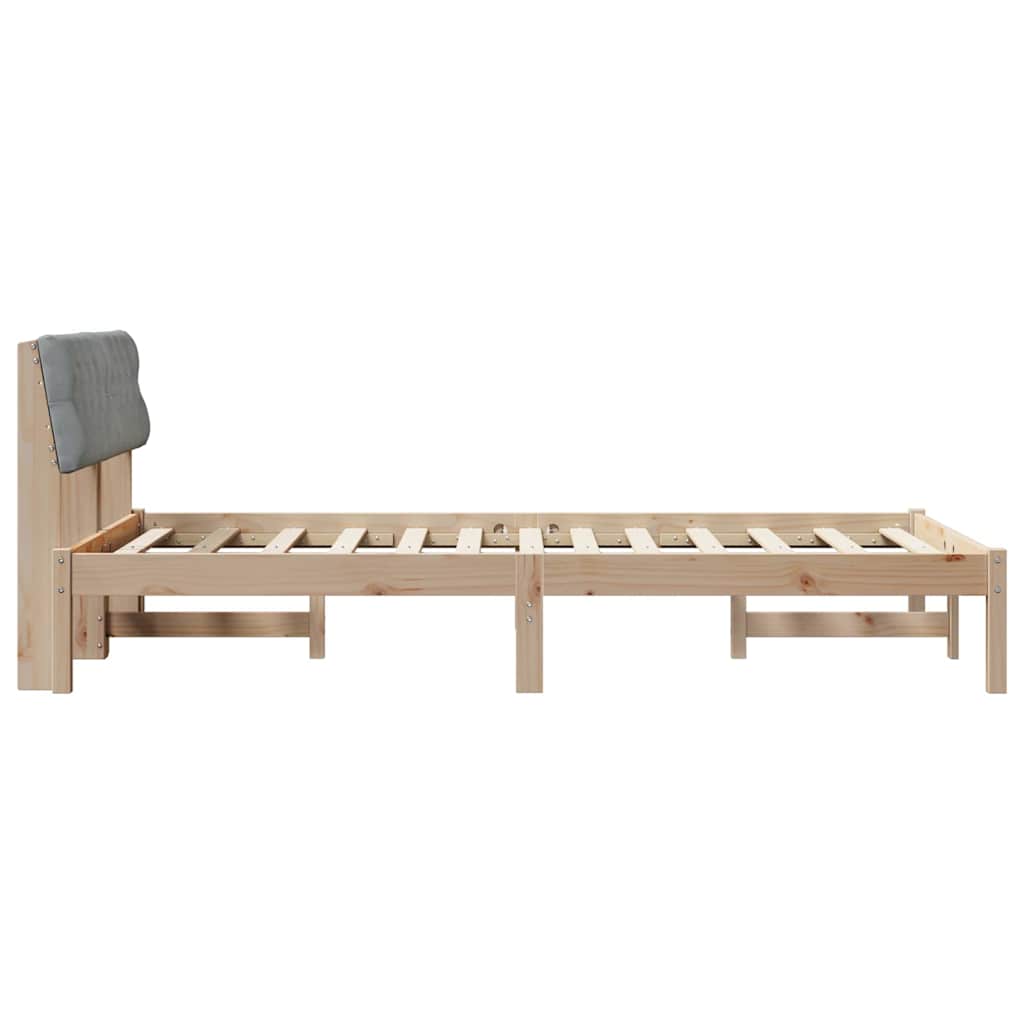 Struttura del Letto Marrone e grigio chiaro 120 x 200 cm | homemem39