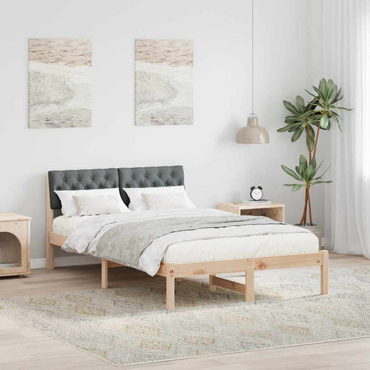 Struttura del Letto marrone e grigio scuro 120 x 200 cm | homemem39