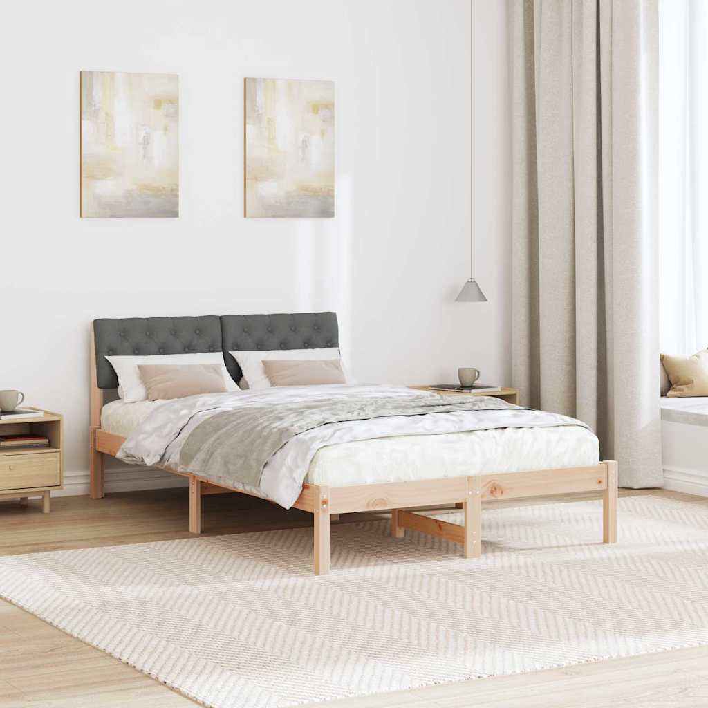 Struttura del Letto marrone e grigio scuro 120 x 200 cm | homemem39