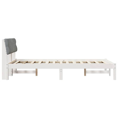 Struttura del Letto Bianco e grigio chiaro 120 x 190 cm | homemem39