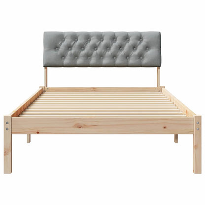 Struttura del Letto Marrone e grigio chiaro 100 x 200 cm | homemem39