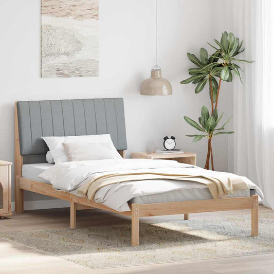 Struttura del letto Marrone 100 x 200 cm Pino massello | homemem39