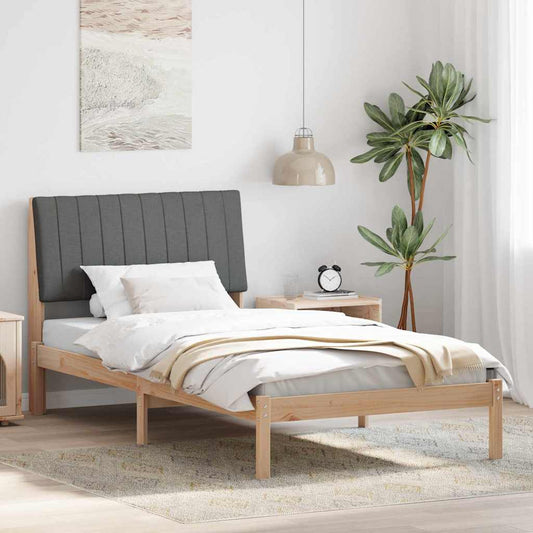 Struttura del letto Marrone 100 x 200 cm Pino massello | homemem39