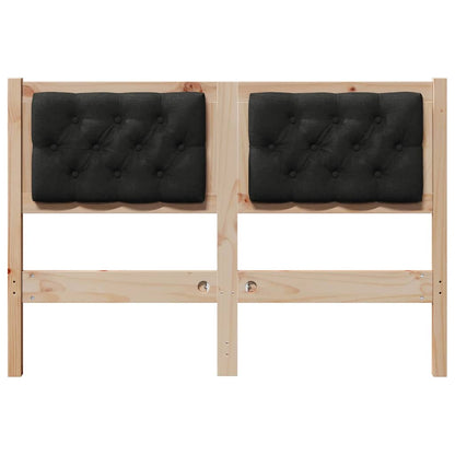 Testiera Altro Marrone e nero 135 cm Legno di pino massello