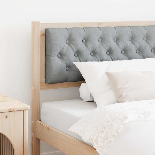 Testiera Marrone e grigio chiaro 100 cm Legno di pino massello