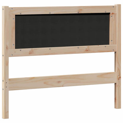 Testiera Altro Marrone e nero 100 cm Legno di pino massello