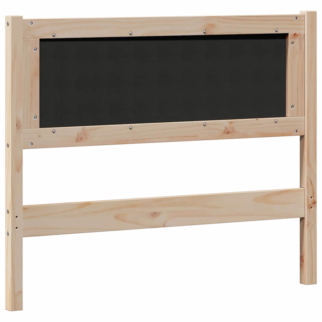 Testiera Altro Marrone e taupe 100 cm Legno di pino massello