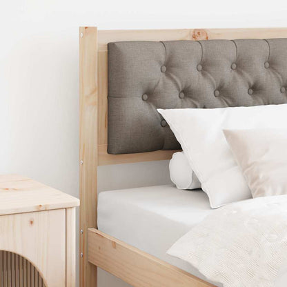 Testiera Altro Marrone e taupe 90 cm Legno di pino massello