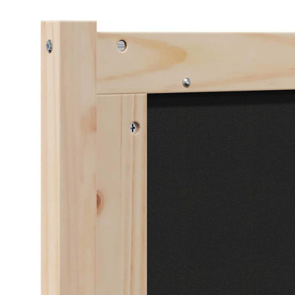 Testiera imbottita con testiera Marrone 200 cm Pino massello