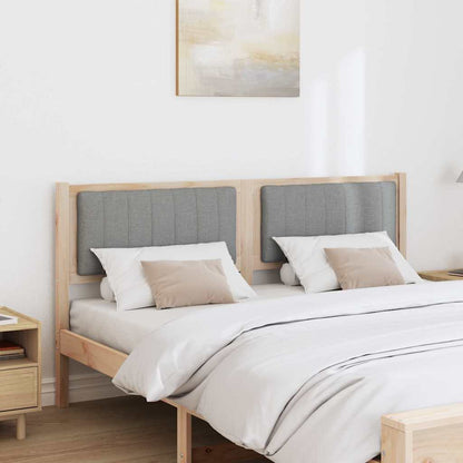 Testiera imbottita con testiera Marrone 160 cm Pino massello