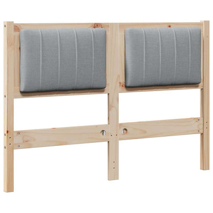 Testiera imbottita con testiera Marrone 120 cm Pino massello