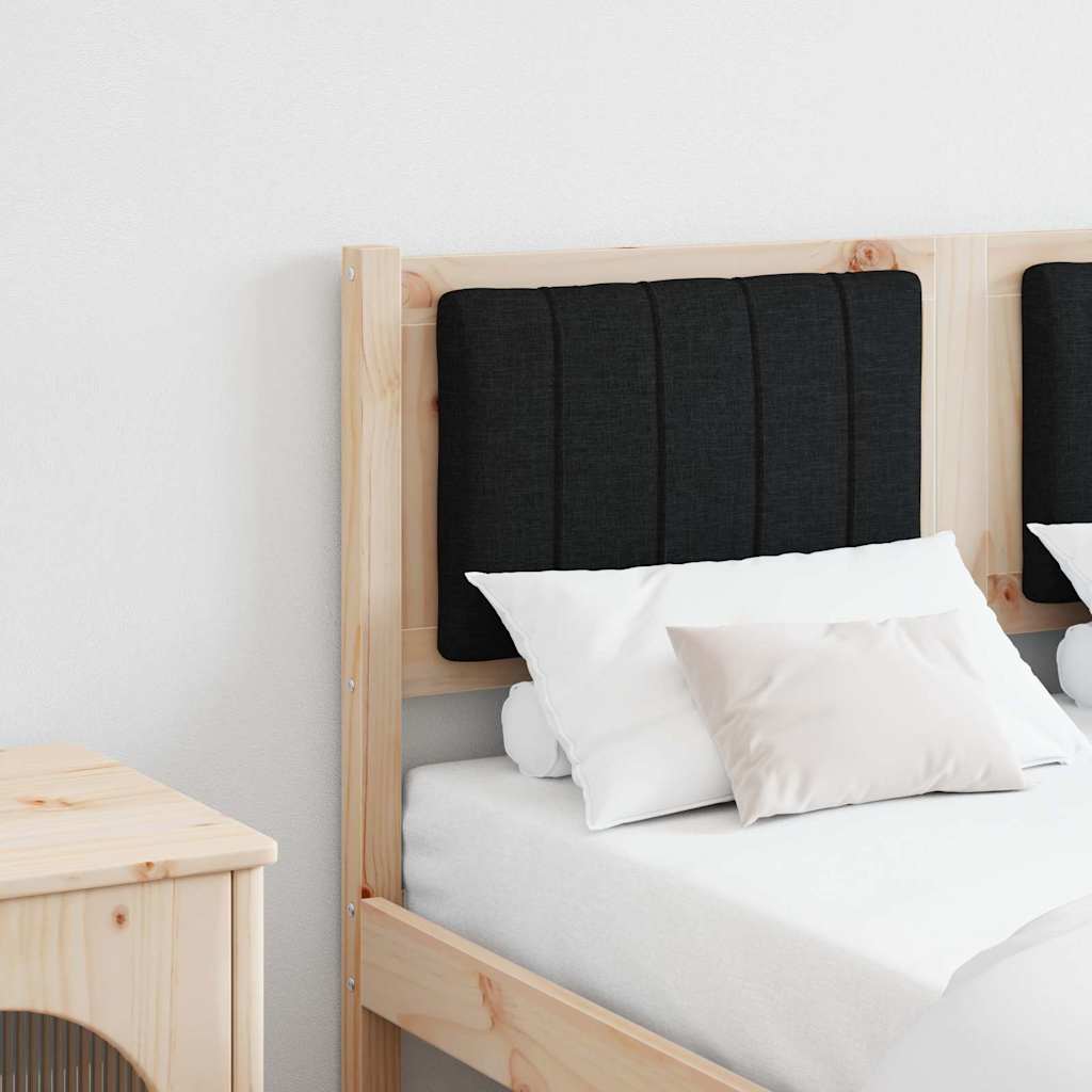 Testiera imbottita con testiera Marrone 120 cm Pino massello