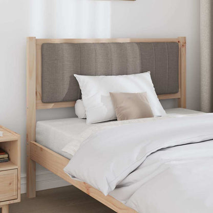 Testiera imbottita con testiera Marrone 100 cm Pino massello