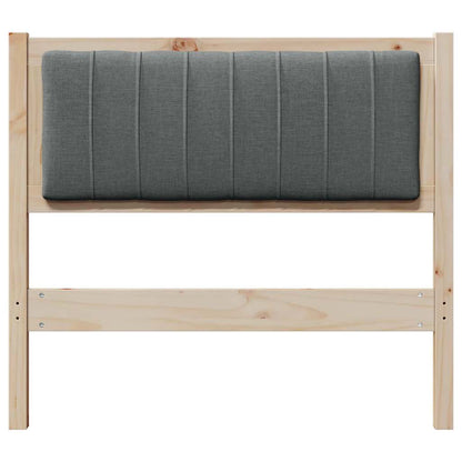 Testiera imbottita con testiera Marrone 90 cm Pino massello