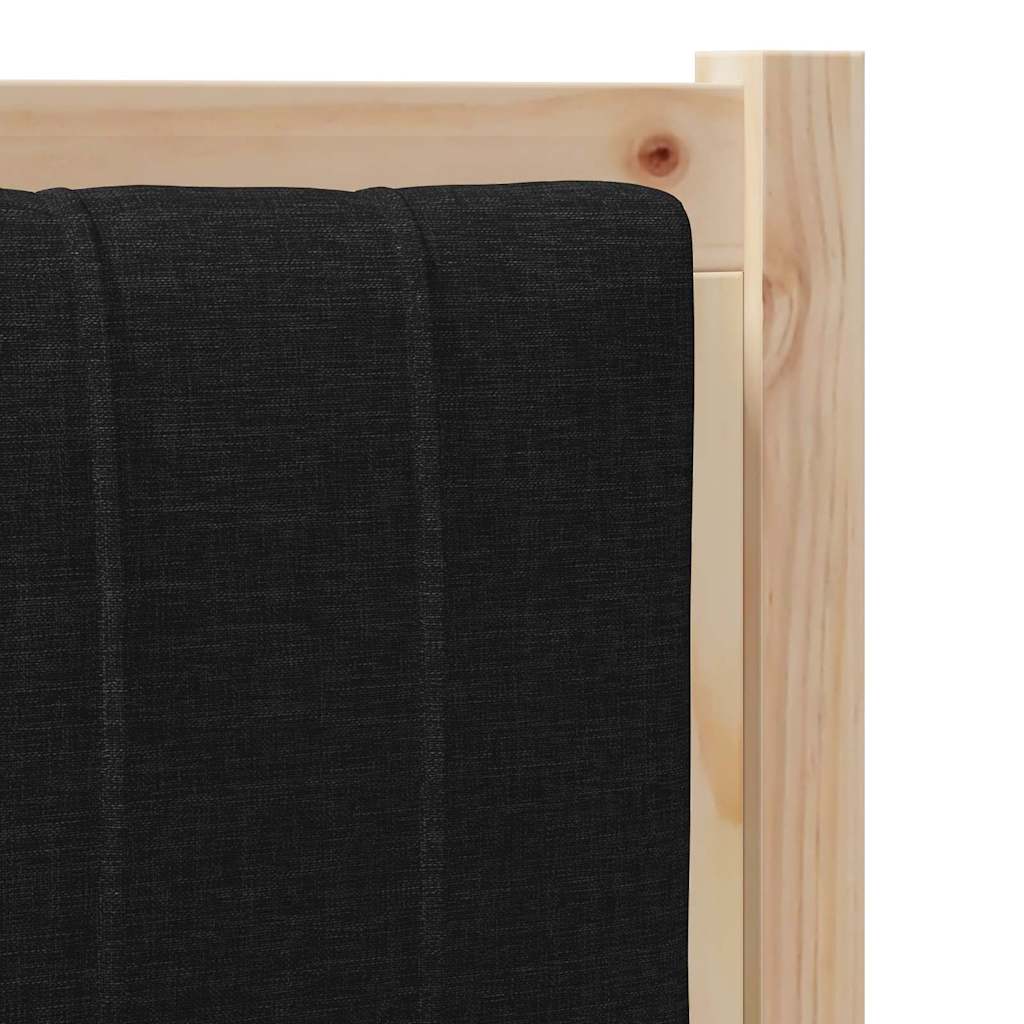 Testiera imbottita con testiera Marrone 90 cm Pino massello