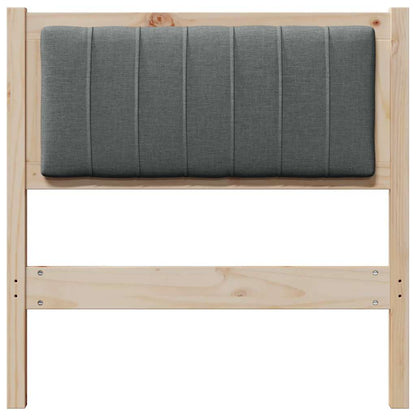 Testiera imbottita con testiera Marrone 80 cm Pino massello