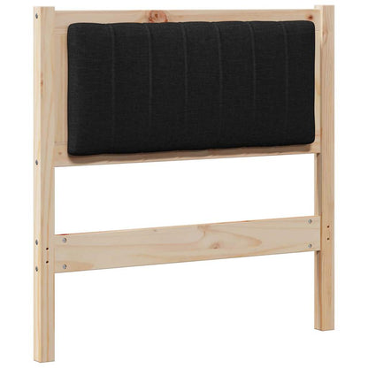 Testiera imbottita con testiera Marrone 75 cm Pino massello